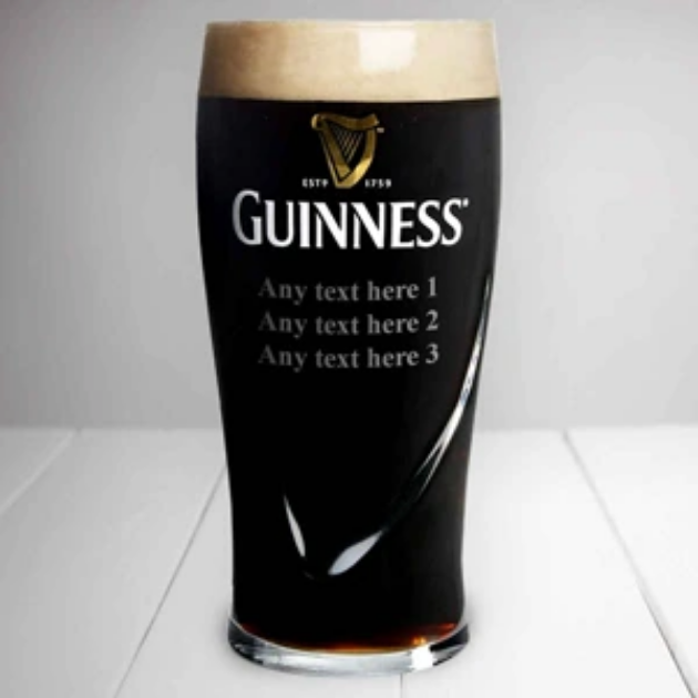 Picture of Personalised Guinness Pint Glass