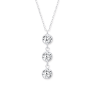 Picture of  3 Part Silver CZ Earring, Pendant & Ring Set