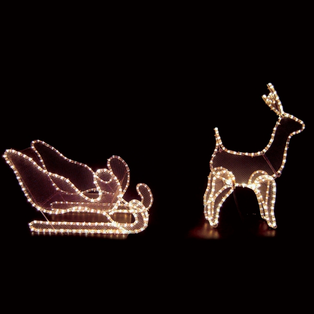 Picture of 1.54m Reindeer & Sleigh LED Ropelight