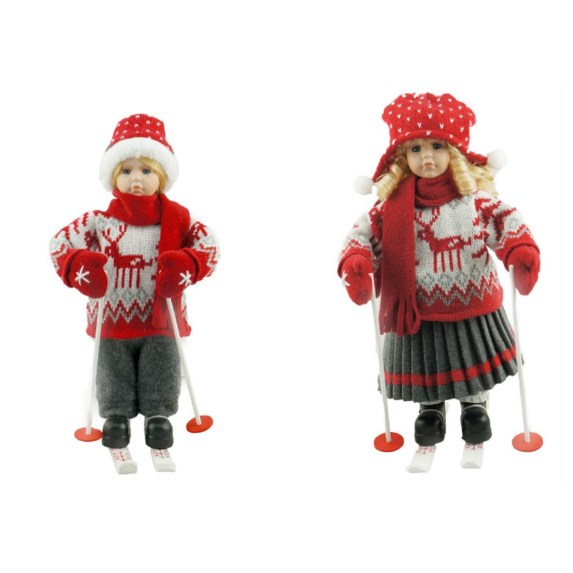 Picture of Boy & Girl on Skiis Save €14.40