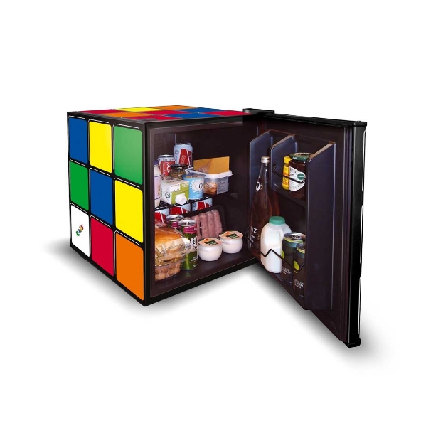 Picture of Rubiks Cube Mini Cooler Fridge + 18 Cans