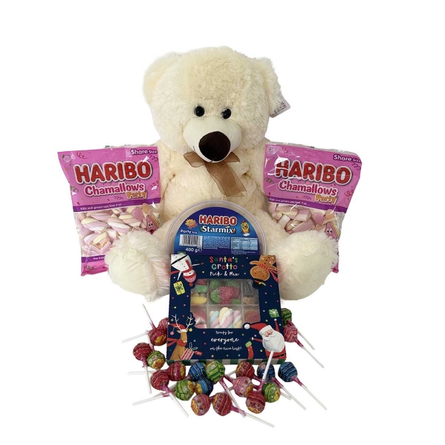 Picture of Teddy with Jellies & Lollipops