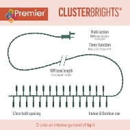 Picture of 960  Cluster Lights - Warm White / White