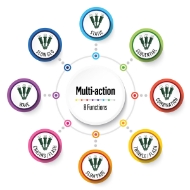 Picture of 8ft TREE Brights -1500 LED Warm White