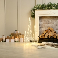 Picture of Set of 3 LED Dewdrop Cone Trees