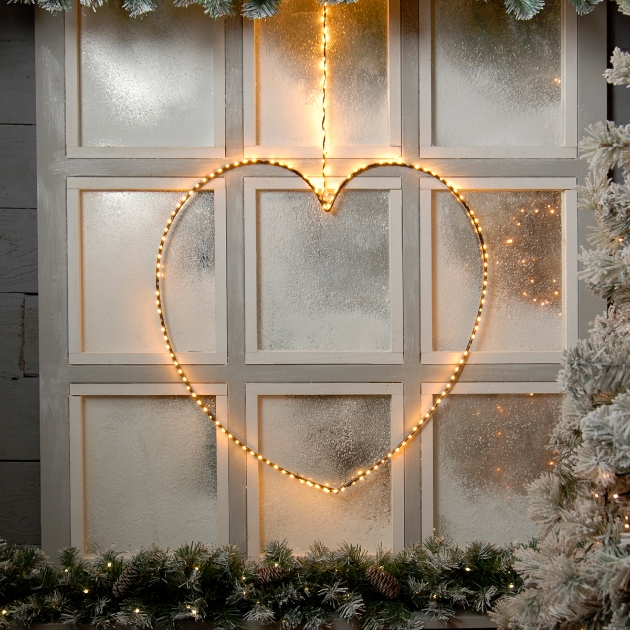 Picture of 58cm LED Black Heart