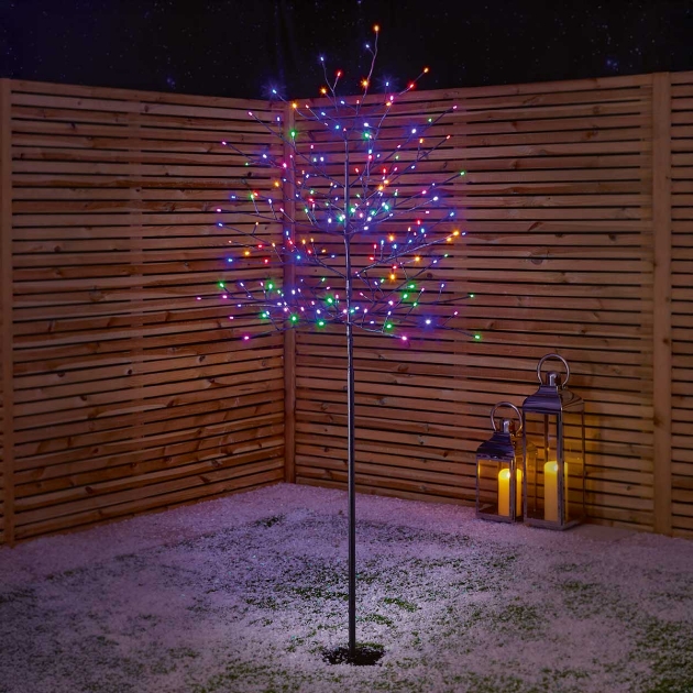 Picture of 1.8m Black Tree with 120 Mixed LEDs 