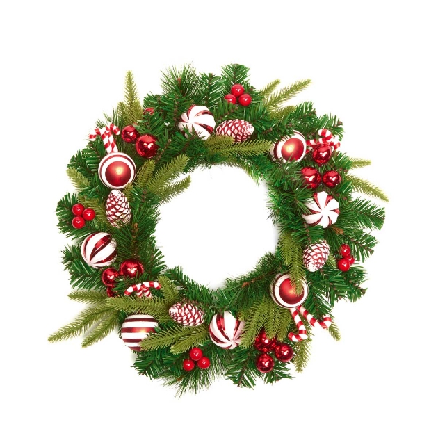 Picture of 50cm Candy Cane Wreath