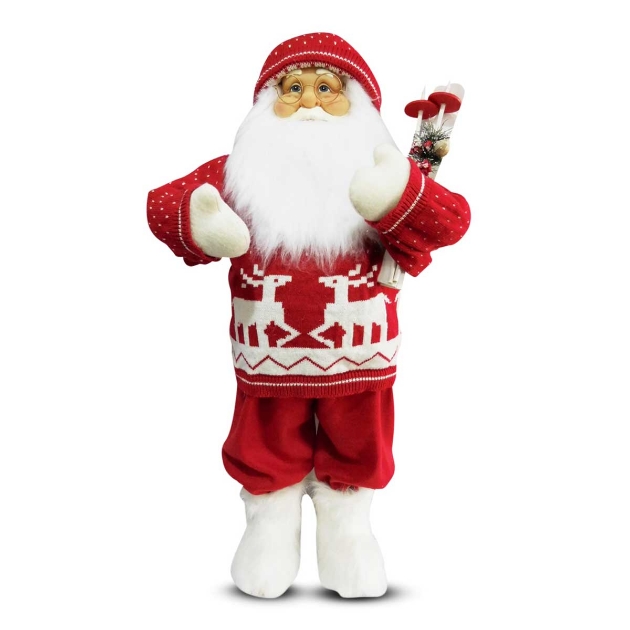 Picture of 70cm Santa with Skis