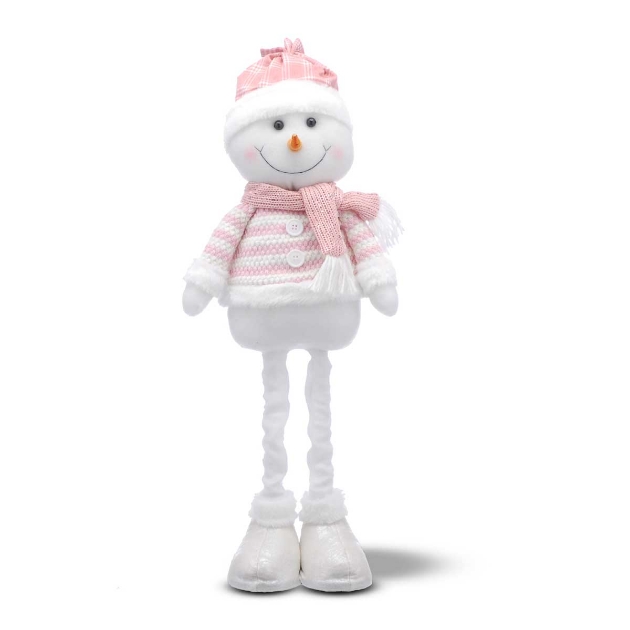Picture of 50cm Pink Extendable Legs Snowman