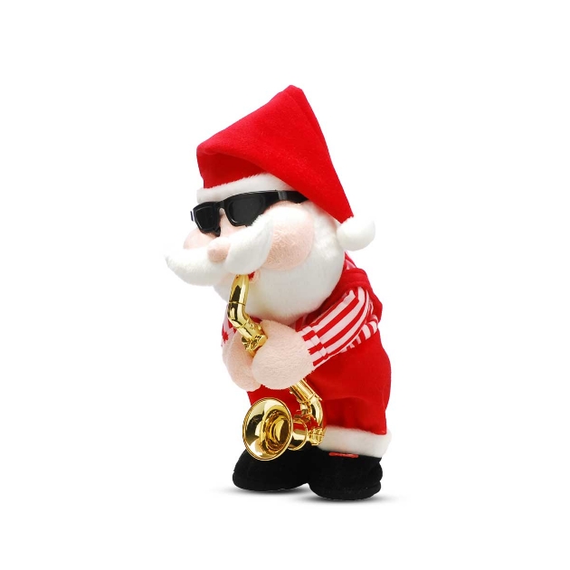 Picture of Animated Singing Santa with Saxophone