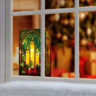 Picture of Stained Glass Table Top - CANDLES