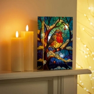 Picture of Stained Glass Table Top - ROBIN
