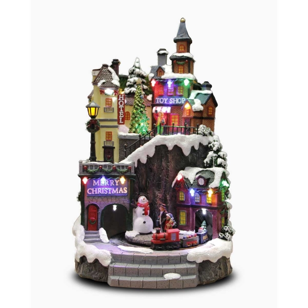 Picture of 35cm LED Musical Village Scene