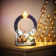 Picture of 29cm Lit Village with Santa Sleigh