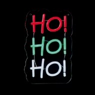 Picture of 29cm Ho Ho Ho Hanging Lit Neon Sign