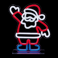 Picture of Santa Design Table Top Lit Neon Sign