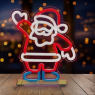 Picture of Santa Design Table Top Lit Neon Sign