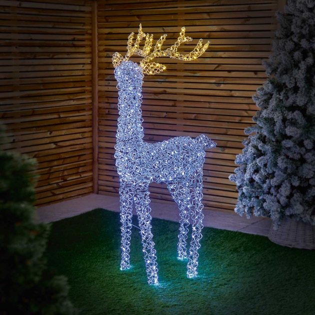 Picture of Aluminium Stag with 340 LED's