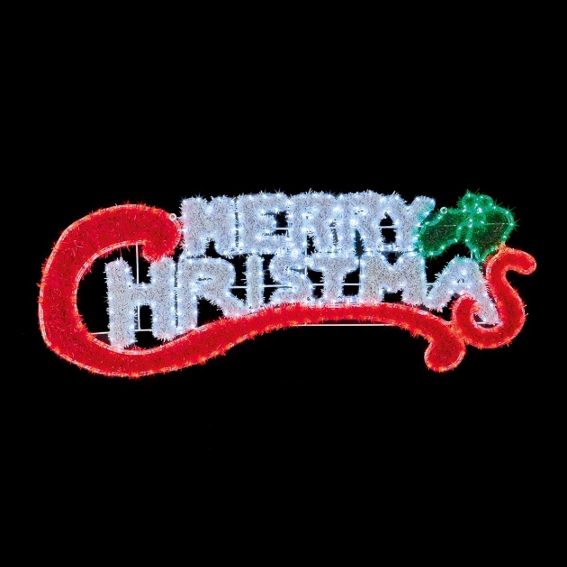 Picture of Merry Christmas Sign Rope Light