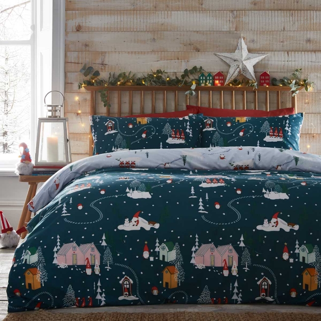 Picture of GONKS VILLAGE DUVET SET - KING