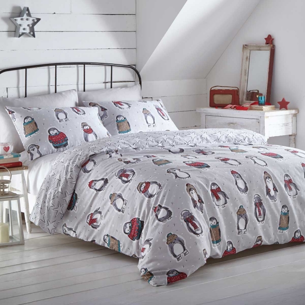 Picture of Snowy Penguin Duvet Set - Super King