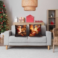 Picture of Lit Santa Reading Cushion (PAIR)