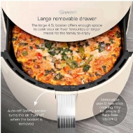 Picture of Swan Retro 4.5l Air Fryer - Cream