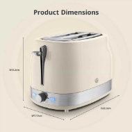 Picture of Swan Retro 2 Slice Toaster - Cream