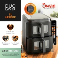 Picture of Swan 11l Duo Layer Air Fryer