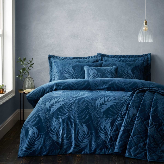 Picture of WOBURN DUVET SET TEAL - KING
