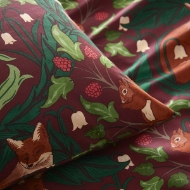 Picture of BOWLAND DUVET SET RED - DOUBLE