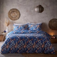 Picture of TANGIERS DUVET SET BLUE - SINGLE