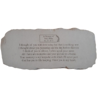 Picture of "I Thought of You" with Love Bench