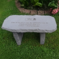 Picture of "I Thought of You" with Love Bench