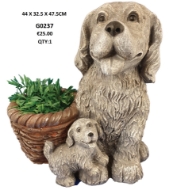Picture of Dog & Puppy Planter