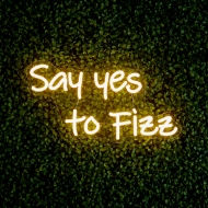 Picture of Say Yes to Fizz Neon Wall Sign