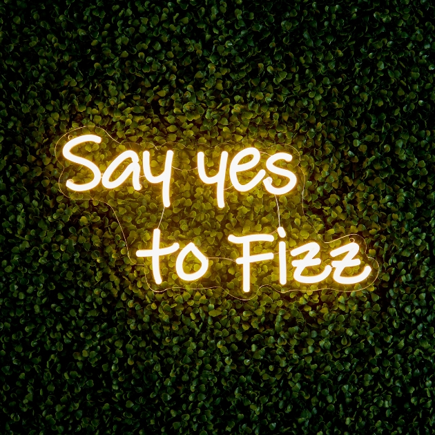 Picture of Say Yes to Fizz Neon Wall Sign