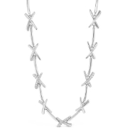 Picture of Absolute White Crystal X-Necklet