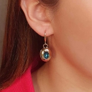 Picture of Absolute Gold Tone Hook Earrings