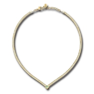 Picture of Morelatto Necklet with Green CZ